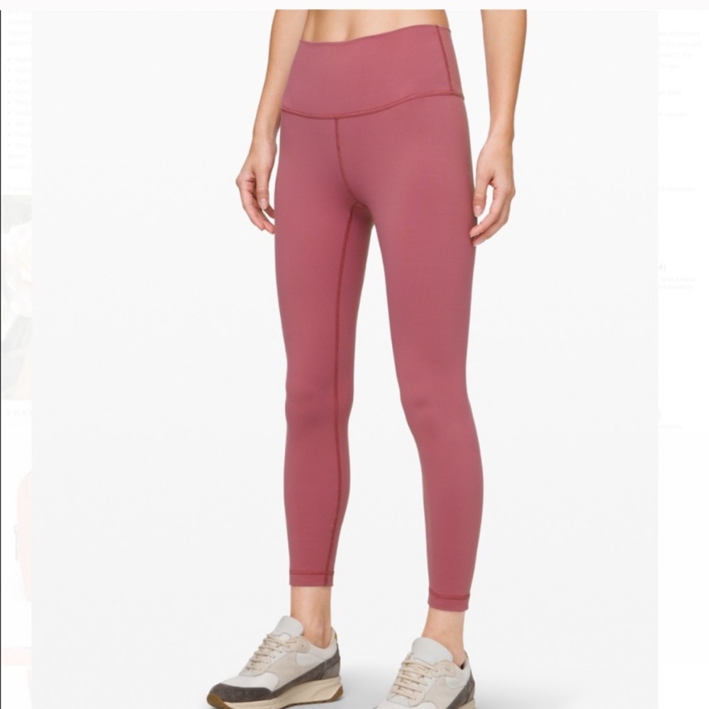 Lululemon Align Leggings Pink 25 inch